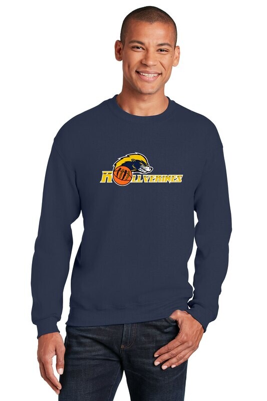 Gildan Crewneck Sweatshirt (youth sizes available) - Navy