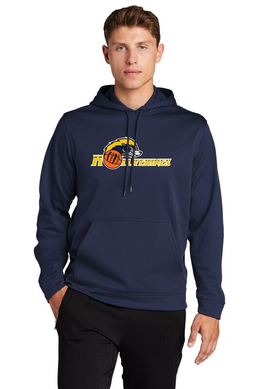 Sport Tek Performance Hooded Sweatshirt (youth sizes available) - Navy