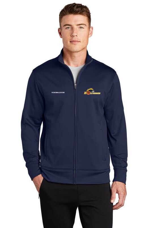 Sport Tek Performance Full Zip Sweatshirt (youth sizes available) - Navy