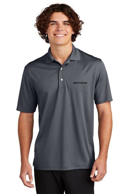 Dri-Mesh Polo: Black/ Grey/ White