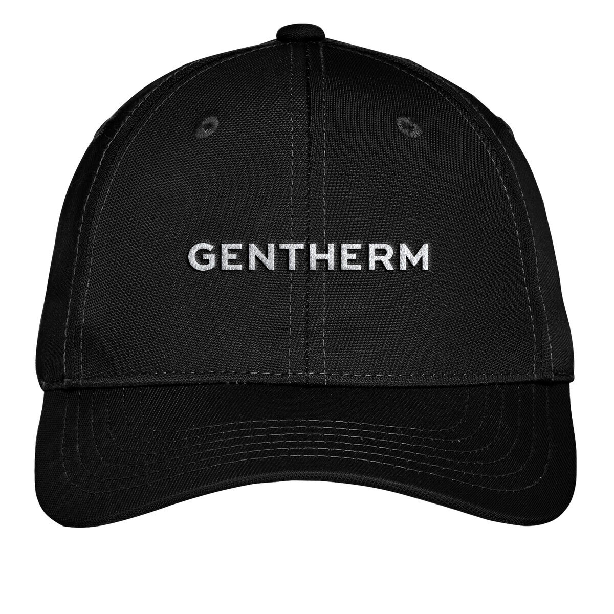 Nylon Twill Performance Cap (OSFM)- Black/ White