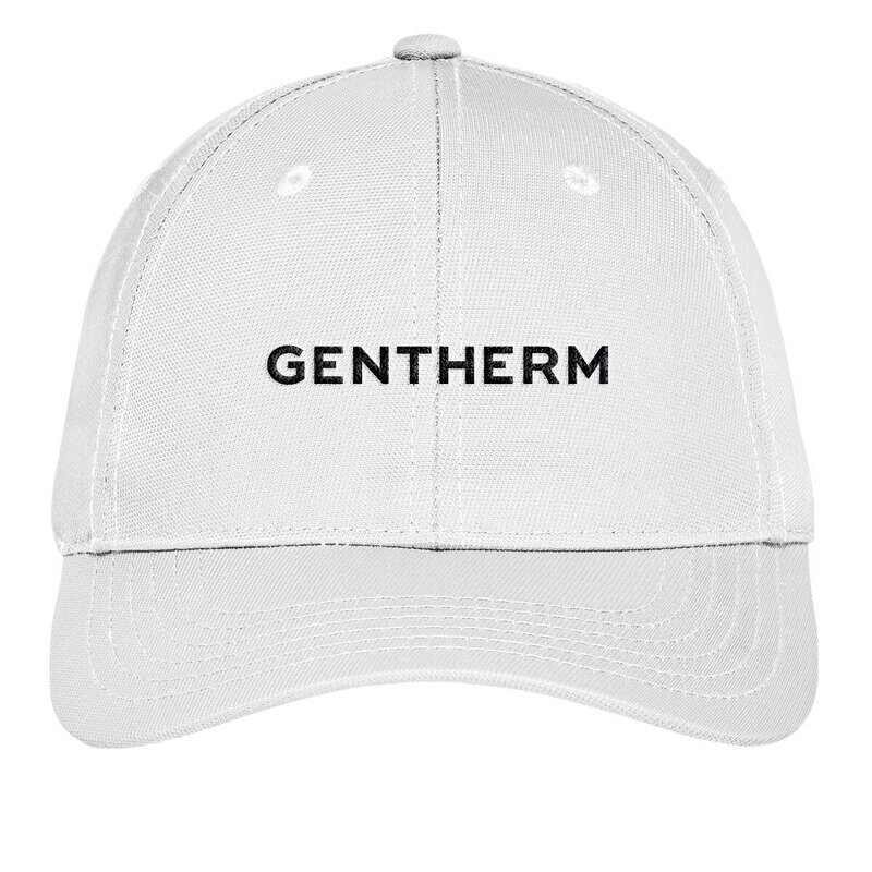 Nylon Twill Performance Cap (OSFM)- Black/ White