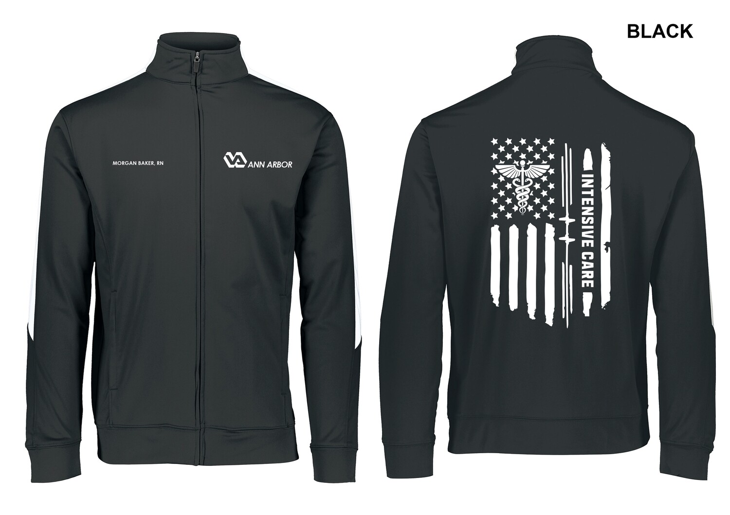 Unisex Medalist Jacket - Black, Dk Grey Royal, Navy, Red
