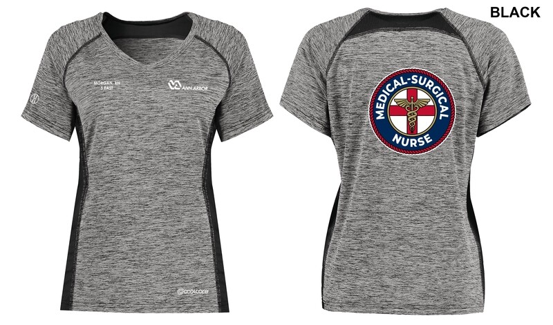 Women's Electrify Coolcore Tee (CIRCLE LOGO) - Black/Red/Grey/Royal/Navy/White Women's Electrify Coolcore Tee (CIRCLE LOGO) - Black/Red/Grey/Royal/Navy/White