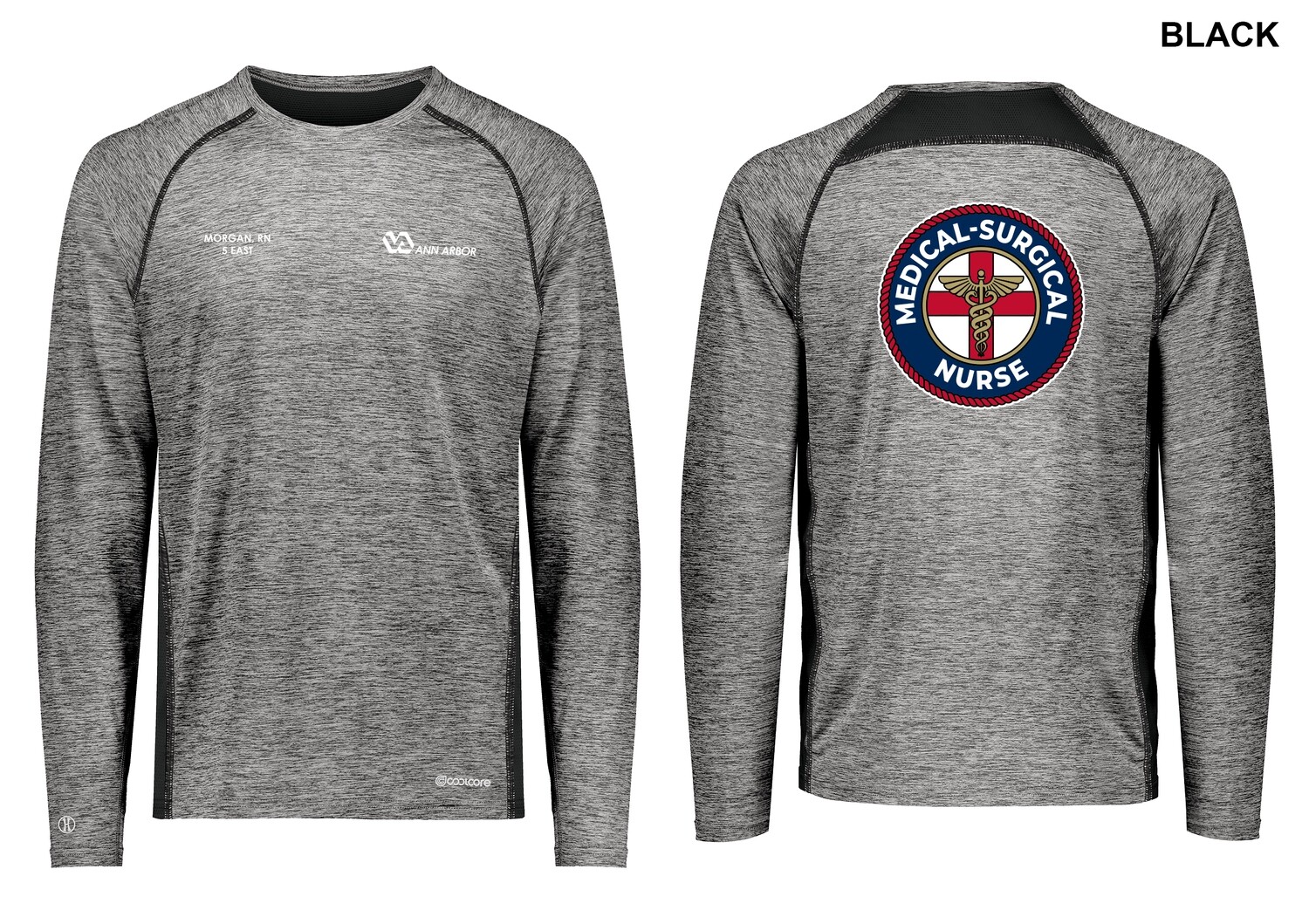 Unisex Electrify Coolcore Long Sleeve Tee (CIRCLE LOGO) - Black/Red/Grey/Royal/White/Navy Unisex Electrify Coolcore Long Sleeve Tee (CIRCLE LOGO) - Black/Red/Grey/Royal/White/Navy