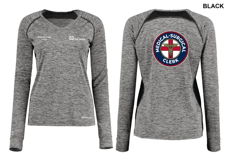 Women's Electrify Coolcore Long Sleeve Tee (CIRCLE LOGO) - Black/Red/Royal/White/Navy Women's Electrify Coolcore Long Sleeve Tee (CIRCLE LOGO) - Black/Red/Royal/White/Navy