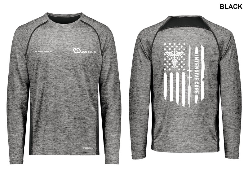 Unisex Electrify Coolcore Long Sleeve Tee  - Black/Red/Grey/Royal/White/Navy