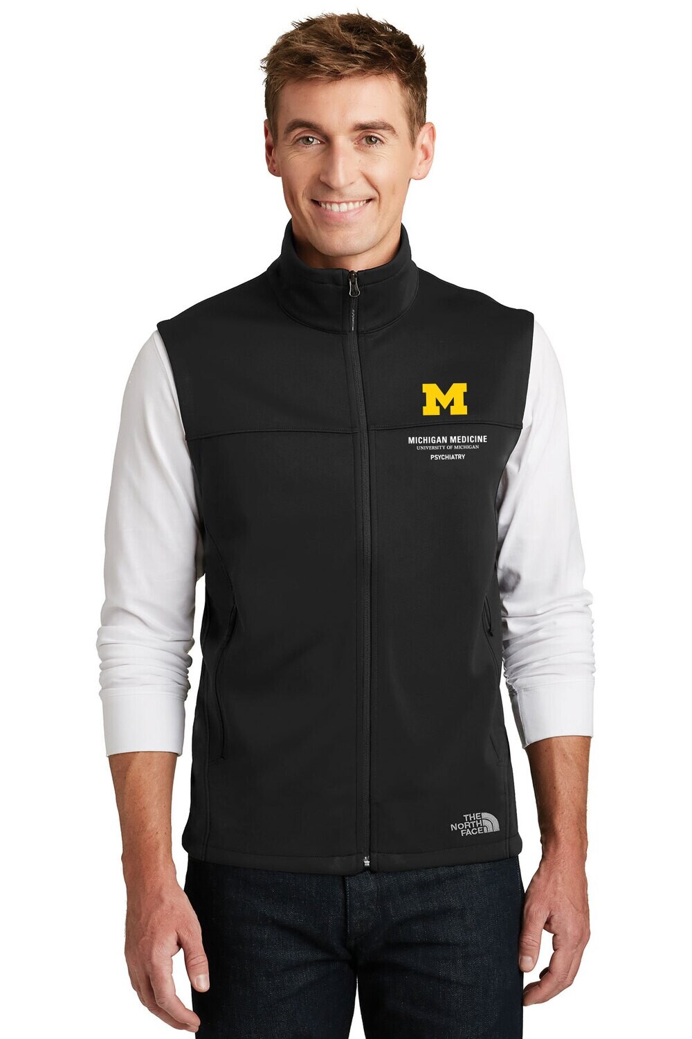 The North Face Ridgewall Soft Shell Vest- Black/ Grey The North Face Ridgewall Soft Shell Vest- Black/ Grey