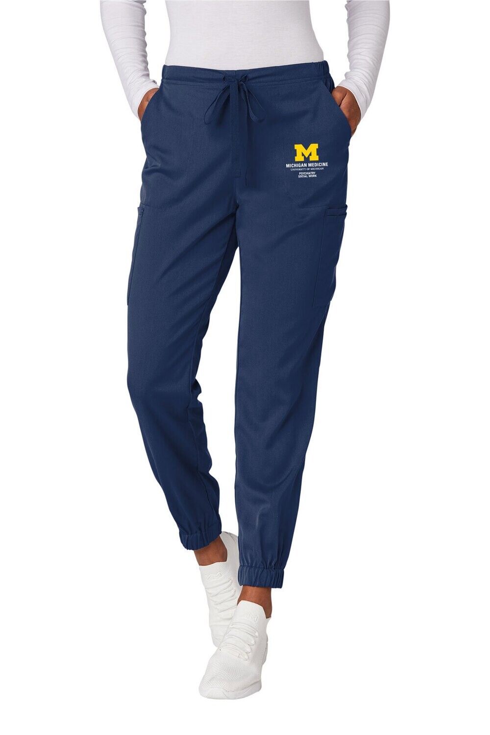WonderWink® Women’s Premiere Flex™ Jogger Pant- Navy/Black/Royal/Pewter