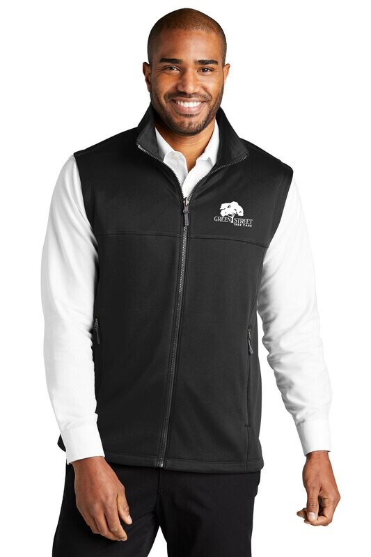 Collective Smooth Fleece Vest- Black/ Grey