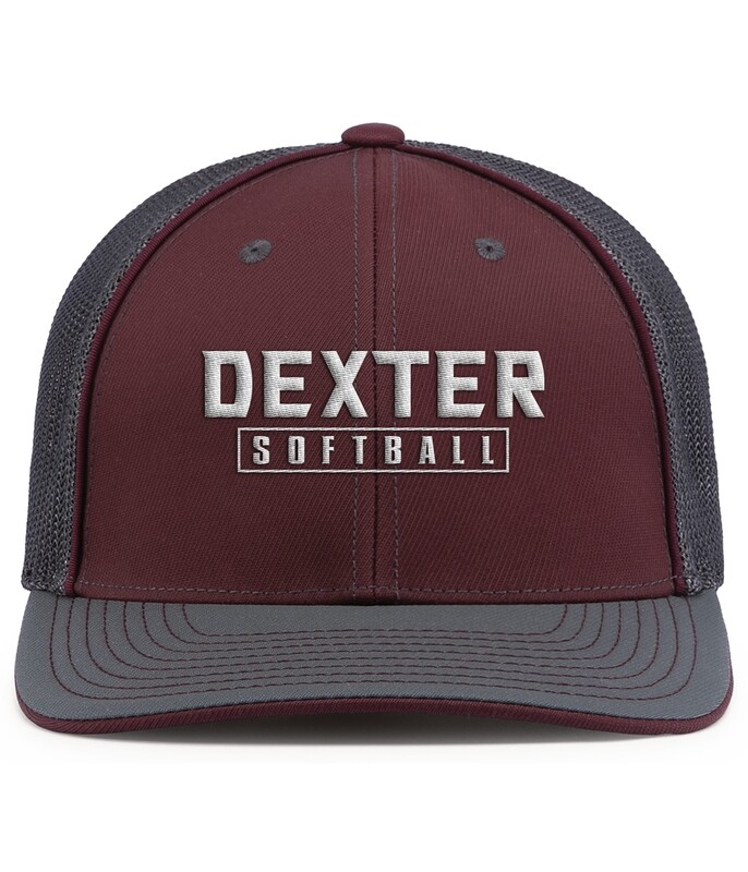 Flexfit Trucker Hat - Maroon/Graphite or Graphite/White