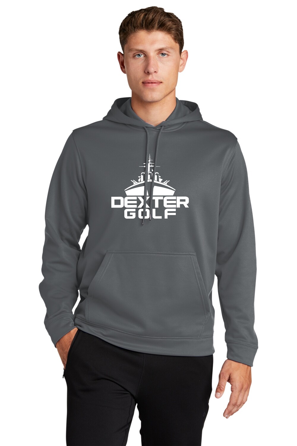 OPTIONAL TEAM GEAR: Adult Performance Pullover Hooded Sweatshirt - Dark Grey/ Maroon OPTIONAL TEAM GEAR: Adult Performance Pullover Hooded Sweatshirt - Dark Grey/ Maroon