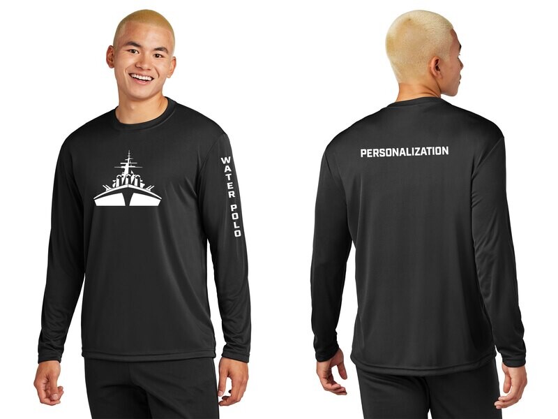 TEAM GEAR: Performance Long Sleeve Tee - Black