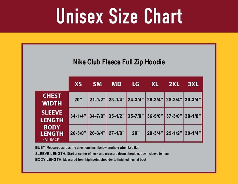 Nike Club Fleece Full Zip Hoodie- Navy