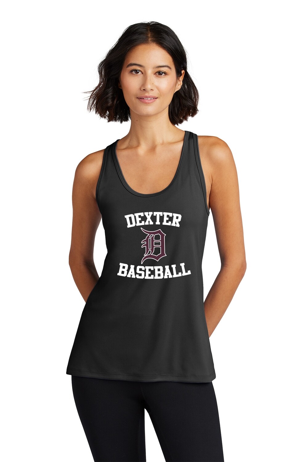 Port & Company Ladies Performance Tank- Black, White