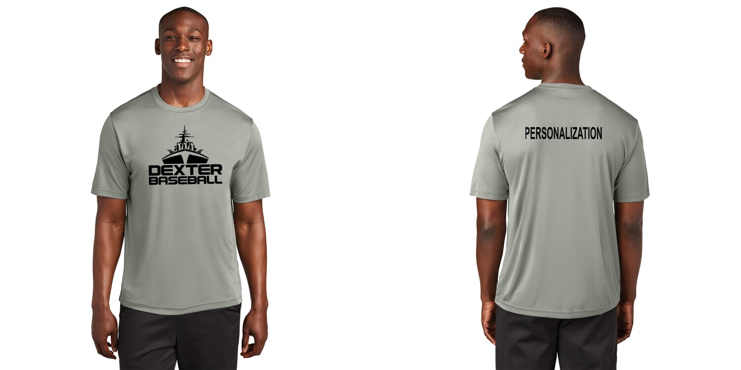 Sport-Tek Competitor Tee-Black/Grey Heather Sport-Tek Competitor Tee-Black/Grey Heather