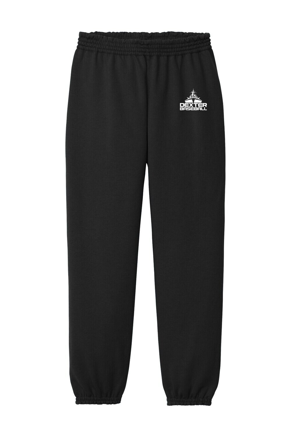 Youth Heavy Blend Sweatpants: Black/ Grey