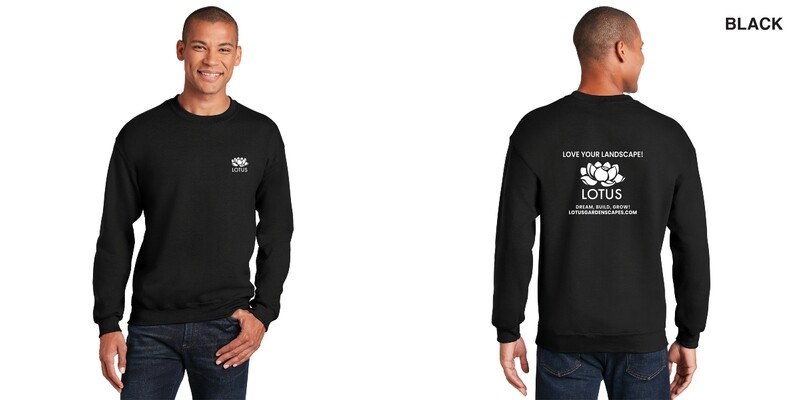 Adult Crewneck Sweatshirt - Black, Dark Heather, Graphite Heather, Dark Chocolate, Charcoal, Orange, Sport Grey, Sand, Ash