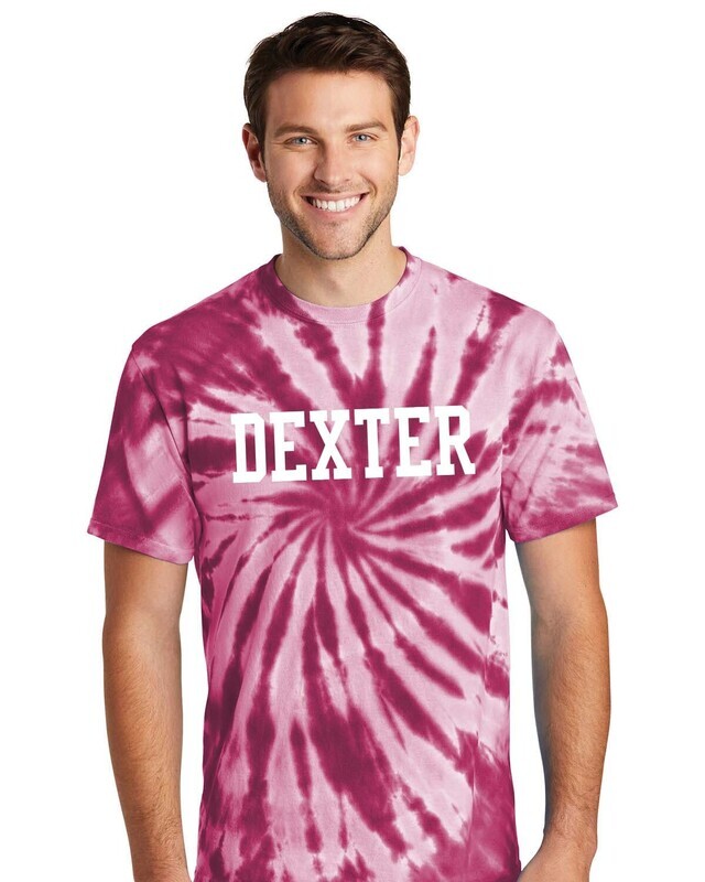Unisex Tie-Dye Tee-Maroon