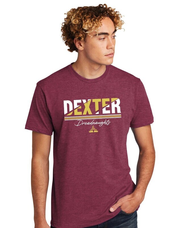 Unisex Next Level Short Sleeve Tee - Heather Maroon