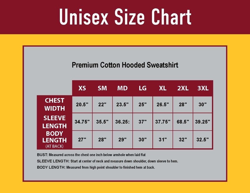 Adult Pullover Hooded Sweatshirt- Black, Red