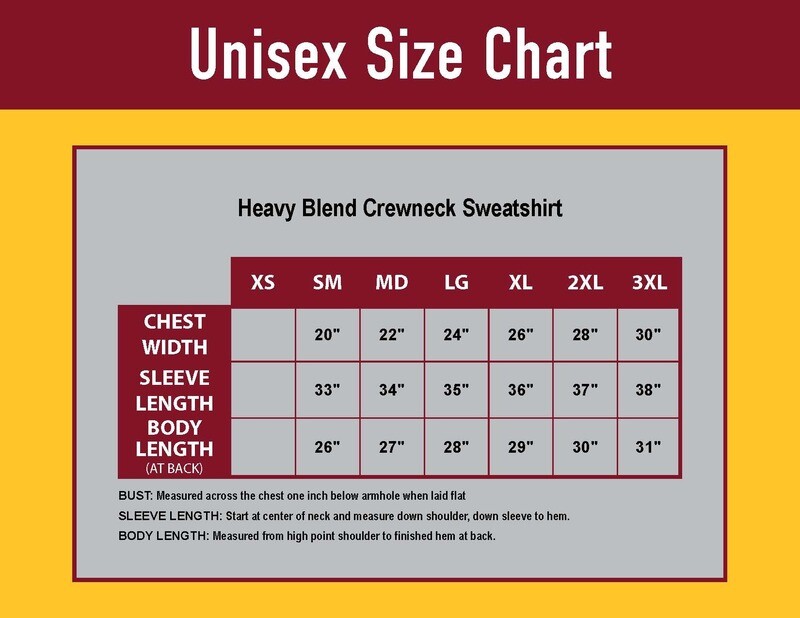 Adult HeavyBlend Crewneck Sweatshirt- Navy, Sport Grey, White