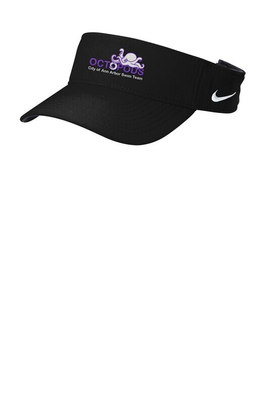 Nike Dri-FIT Team Performance Visor- Black/ Grey/ White