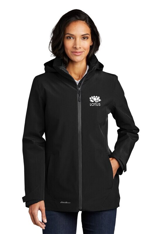 Eddie Bauer Ladies WeatherEdge 3-in-1 Jacket- Black/ Grey