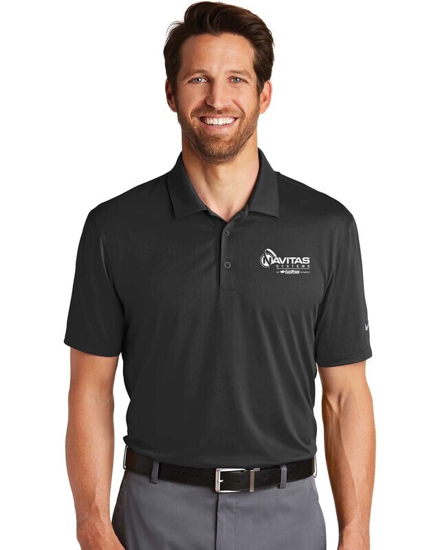 Nike Dri-Fit Legacy Polo- Black/ Grey - Embroidered