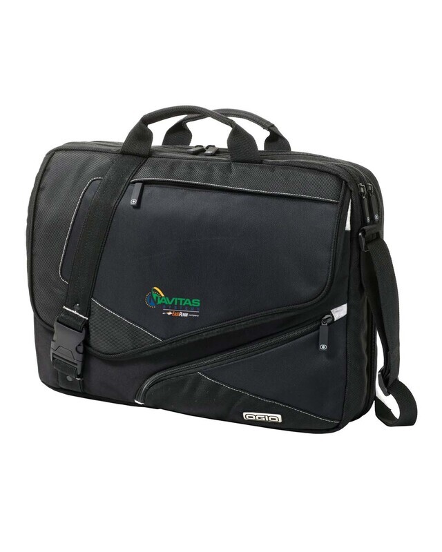 Voyager Messenger- Black - Embroidered