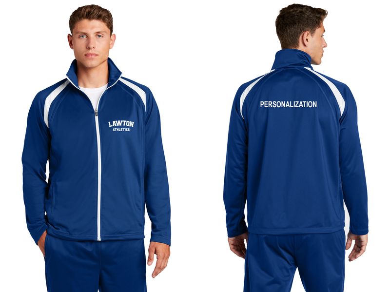 Sport-Tek Tricot Track Jacket- Royal