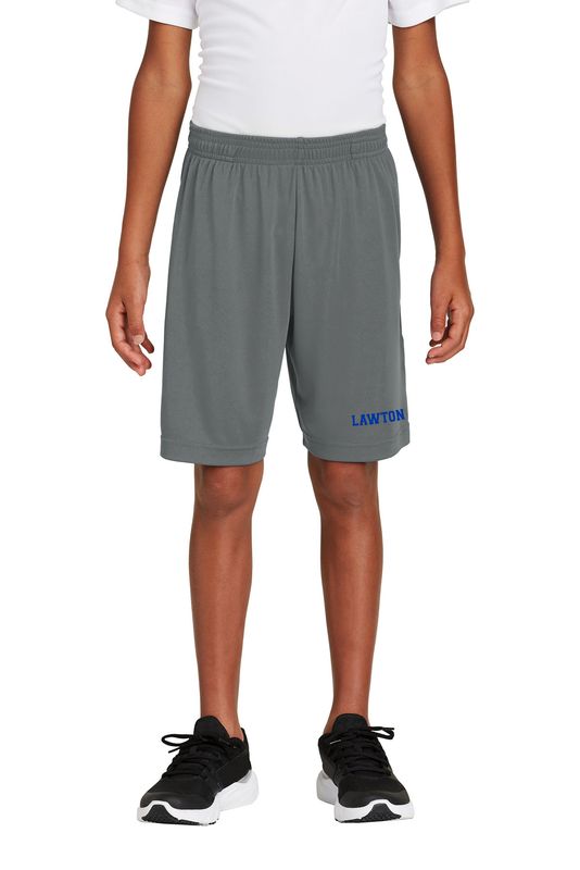 Youth PosiCharge Competitor Pocketed Short-  Iron Grey