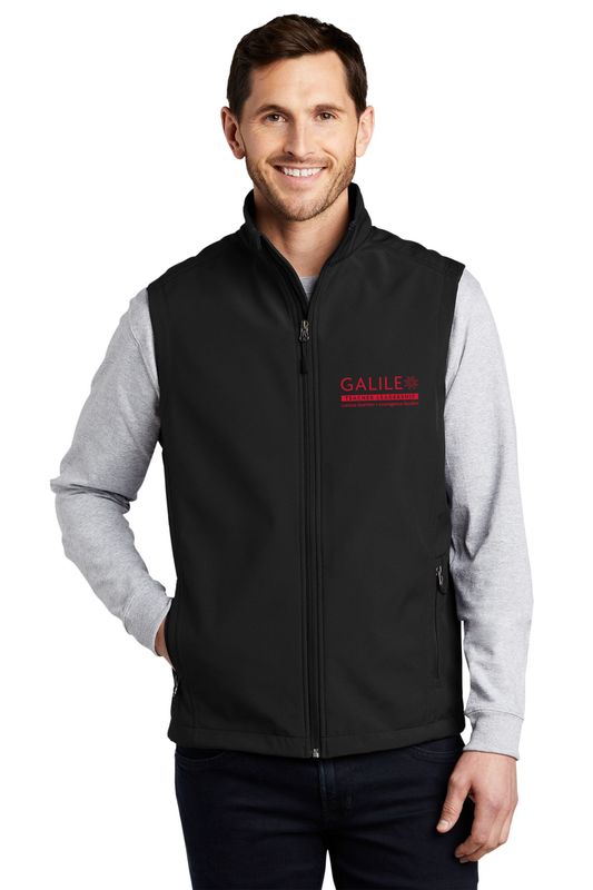 Unisex Core Soft Shell Vest - Black, Dark Grey