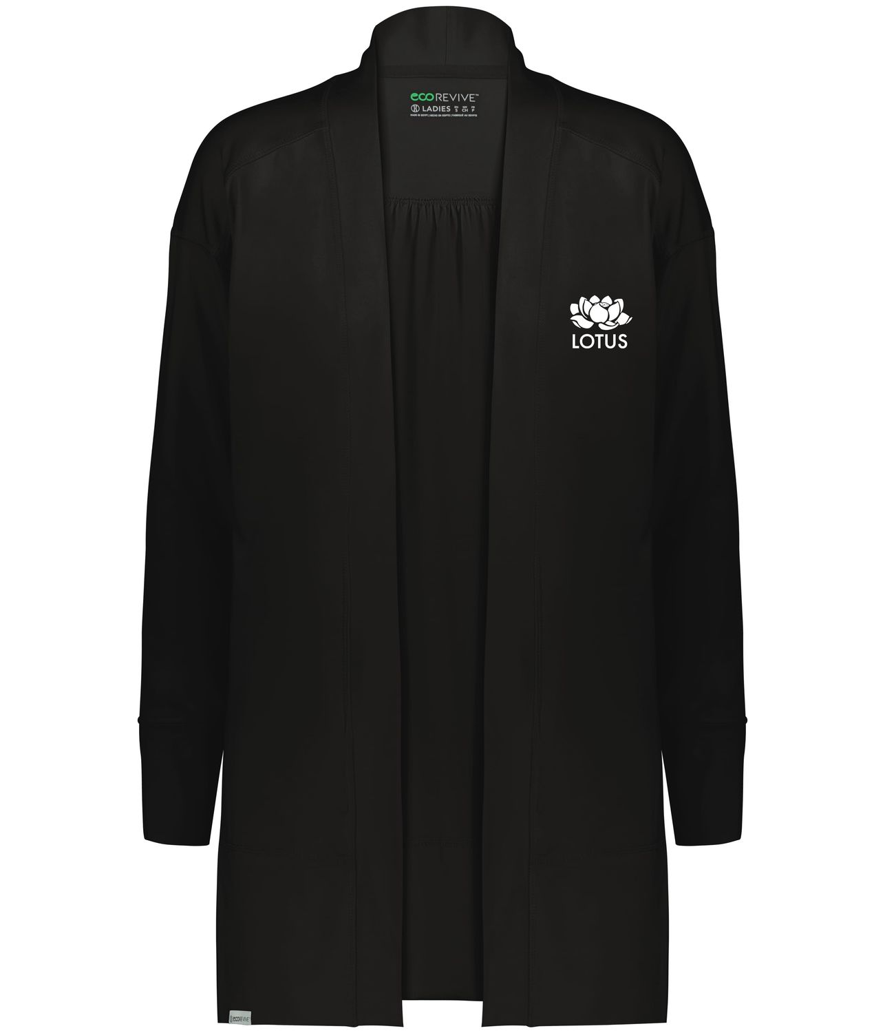 Ladies Venture Cardigan- Black/Graphite Grey