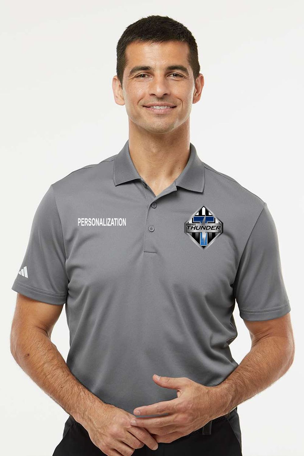 Adidas - Basic Sport Polo - Black/ Grey
