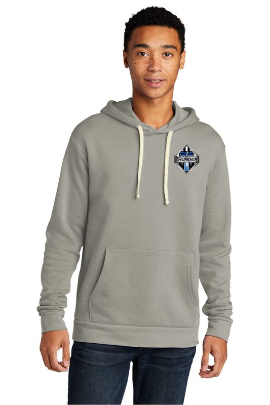 Unisex Santa Cruz Pullover Hoodie - Black/Grey