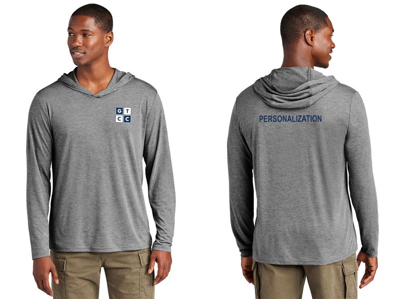 Adult Lightweight Long Sleeve Hoodie - Grey Frost, Navy Frost, White