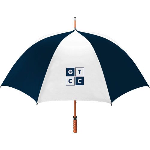 Golf Umbrella- Navy and White