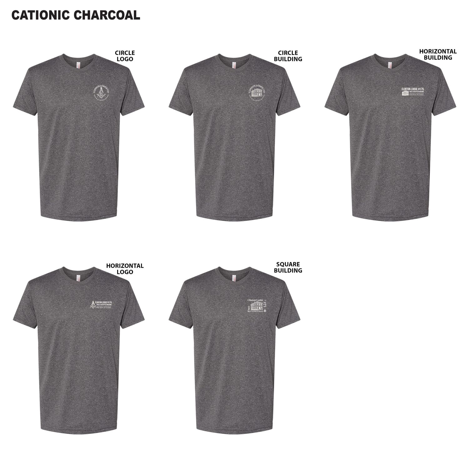 Bayside- USA Made Performance T-shirt-Cationic Charcoal, Cationic Royal, Navy, Charcoal, Royal Blue