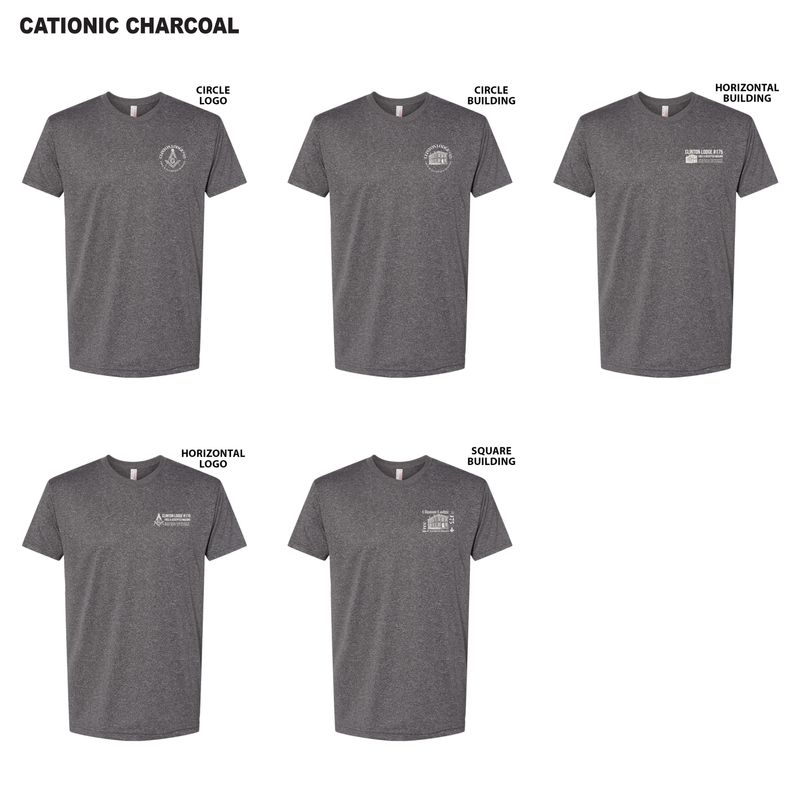 Bayside- USA Made Performance T-shirt-Cationic Charcoal, Cationic Royal, Navy, Charcoal, Royal Blue
