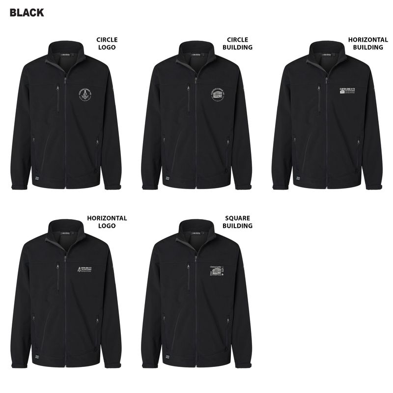 DriDuck Motion Soft Shell Jacket (Tall sizes available)-Black, Charcoal, Deep Blue/Charcoal