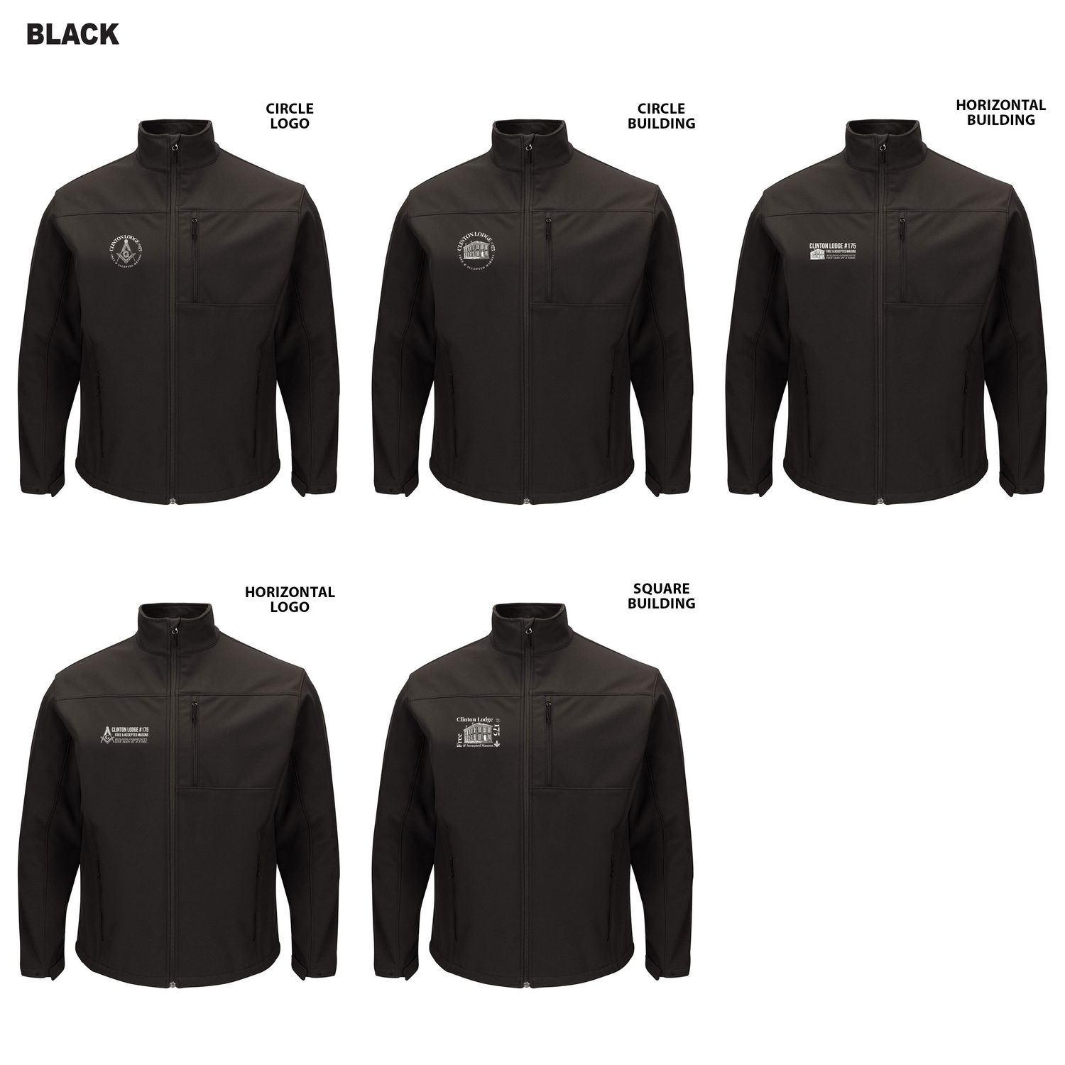 Red Kap- Deluxe Soft Shell Jacket- Black, Charcoal, Navy