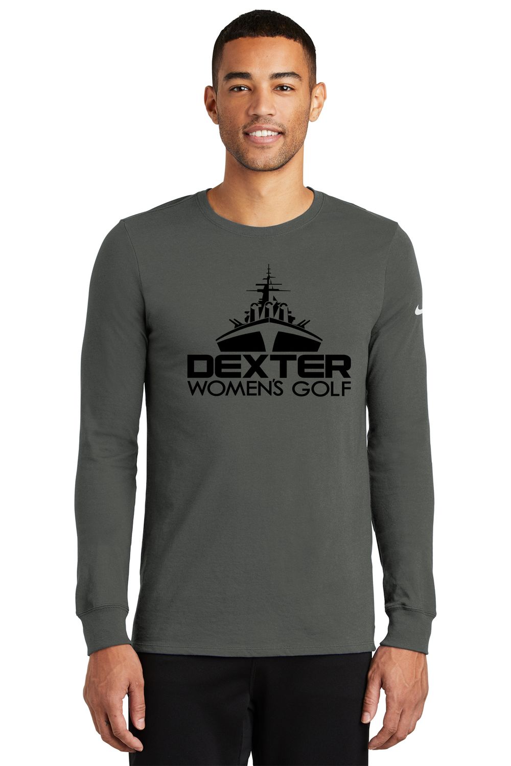 [OPTIONAL TEAM GEAR] Nike Dri-FIT Long Sleeve T-shirt: Dark Grey
