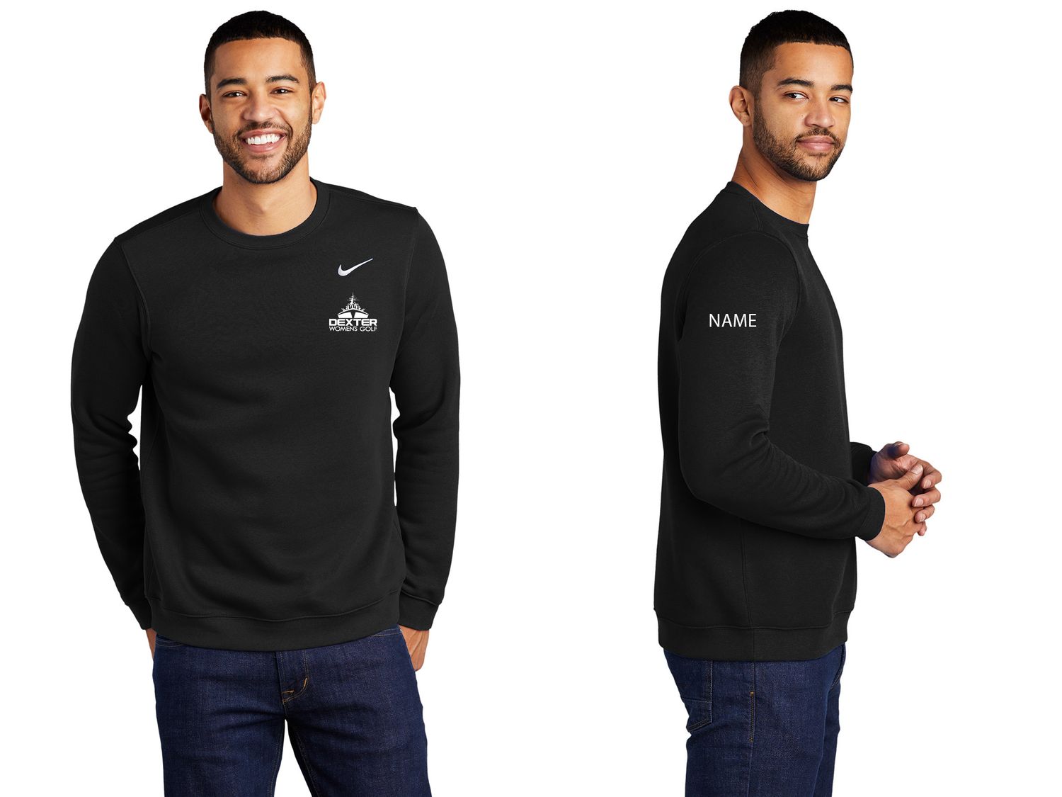 [OPTIONAL TEAM GEAR] Nike Club Fleece Crew-Black