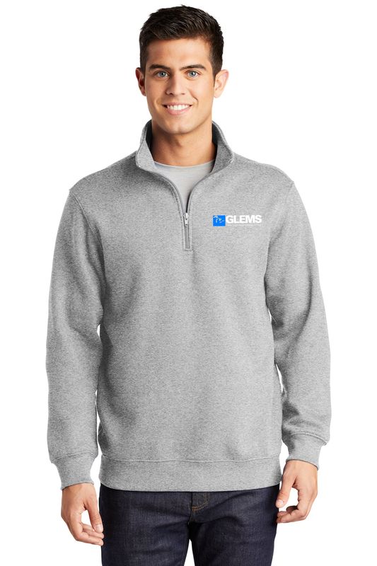 Adult 1/4 Zip Sweatshirt- Navy, Royal, Light Grey, Black