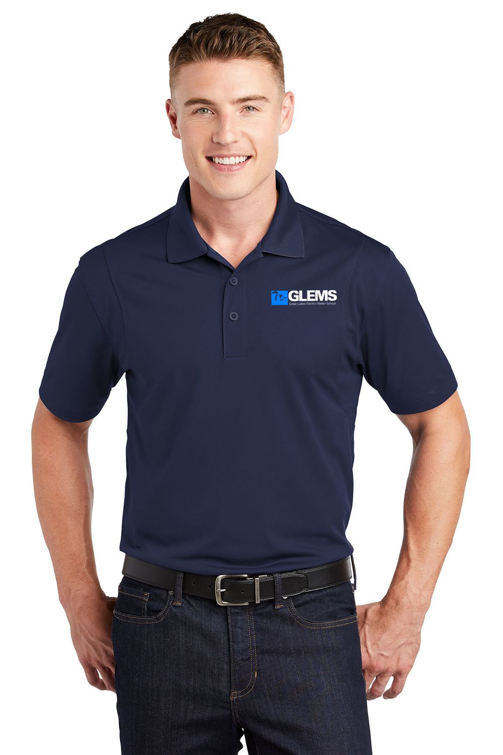 Men's Short Sleeve Polo- Navy, Royal, Grey, Black