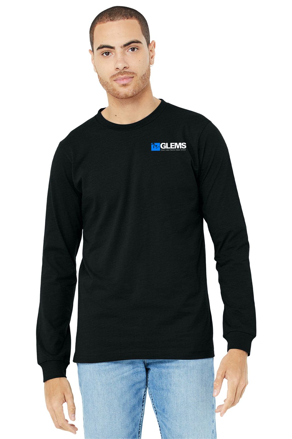 BELLA+CANVAS Unisex Jersey Long Sleeve Tee: Black, Navy, Royal, Heather Grey