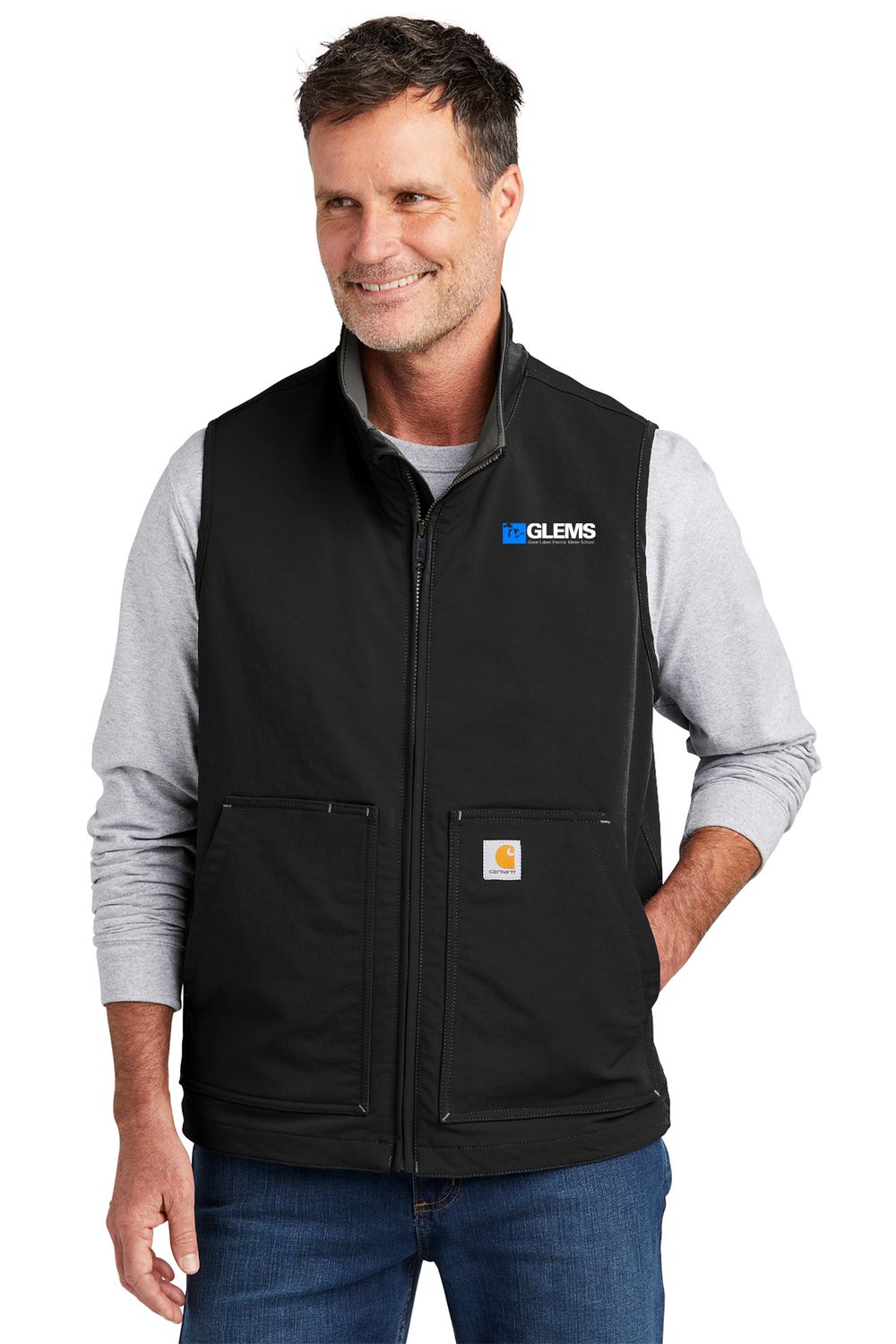 Carhartt Super Dux Soft Shell Vest- Black, Gravel, Greige