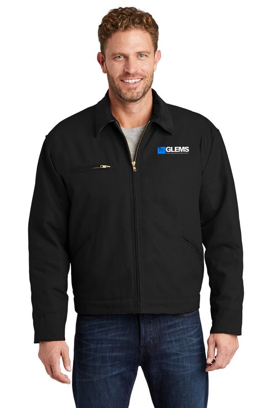 CornerStone Duck Cloth Work Jacket- Black, Navy/Black