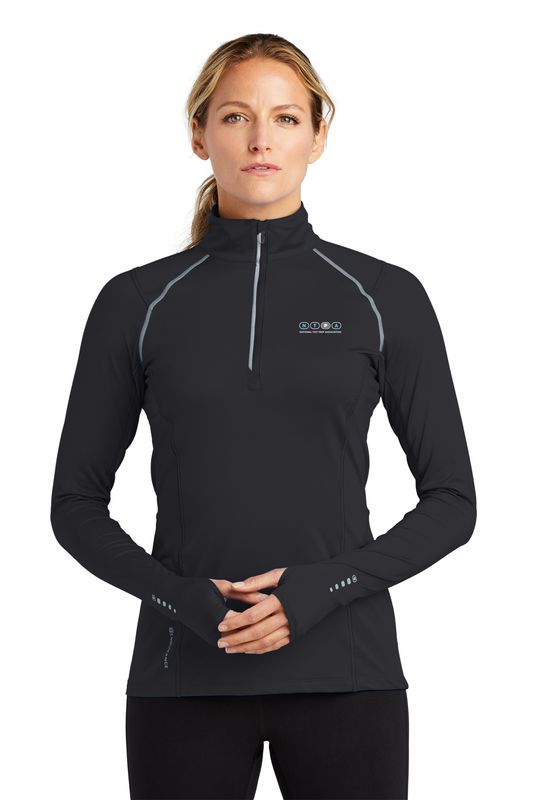 OGIO Ladies Nexus 1/4-Zip Pullover-Black
